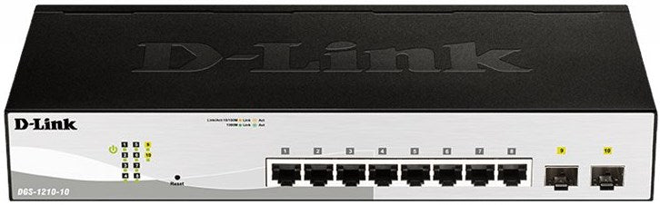 D-Link DGS-1210-10 10-Port Layer2 Smart Gigabit Switch D-Link DGS-1210-10 10-Port Layer2 Smart Gigabit Switch